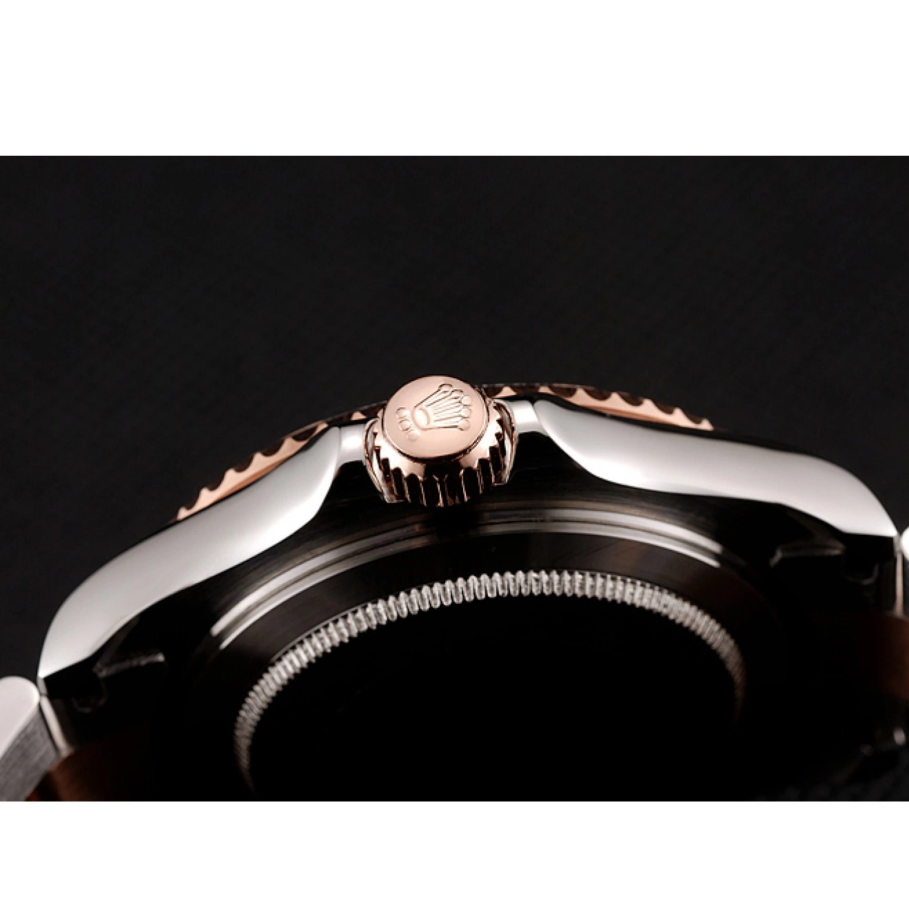Aaa replica watch Bracelet Master Two Tone Rose Gold Steel Rolex Dial 1453864 Yacht Stainless 0716